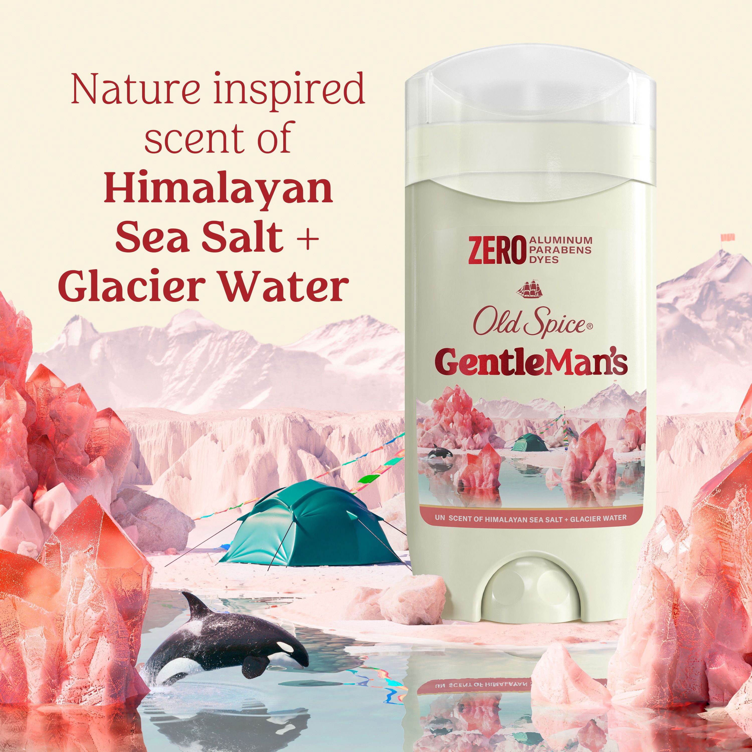 Old Spice Men's Gentleman's Blend Aluminum Free Deodorant, Himalayan Sea Salt