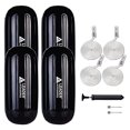 thumbnail image 2 of Leader Accessories Hole Through Middle Ribbed Inflatable Black 8''x20'' Boat Fender Pack of 4 Includes 3/8'' Fender Lines Pack od 4 and Pump to Inflate, 2 of 4