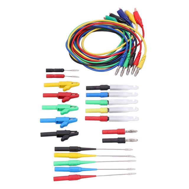 Ecomeon Banana Plug Test Leads Kit Good Conductivity Fast Accurate Readings Professional Electronic Test Kits For Homes Industry,Banana Plug Test Leads Kit,Test Leads Set