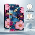 thumbnail image 2 of XYX Case for Samsung Galaxy Tab S10 Plus/S9 FE Plus/S9 Plus 12.4 inch, Colorful Pattern PU Leather Stand Cover, Blue Gold Flower, 2 of 6