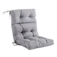 thumbnail image 3 of S SERENABLE Coussin de Dossier de Chaise d'Extérieur Coussin de Chaise pour Extérieur Intérieur Mobilier de Patio Gris Pâle, 3 of 9