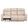 thumbnail image 3 of Primo Mattheo 78-Inch Reclining Condo Sofa – Space-Saving Design, Padded Armrests, Manual Recline Seats – Compact Comfort for Smaller Living Rooms, 3 of 7