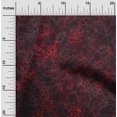 thumbnail image 2 of oneOone Cotton Poplin Maroon Fabric Florals Sewing Craft Projects Fabric Prints By Yard 56 Inch Wide, 2 of 4