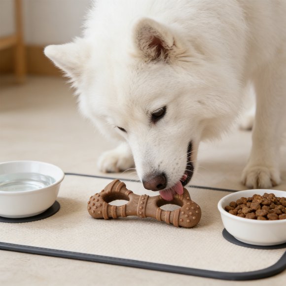 Dog Chew Toys for Teething Puppies - Long Lasting Bone Shape Dental Chew Sticks for Anxiety Relief