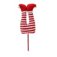thumbnail image 2 of JJKBVCLO Legs With Red And White Stripes Desktop Ornament Festive Tabletop For And, 2 of 7