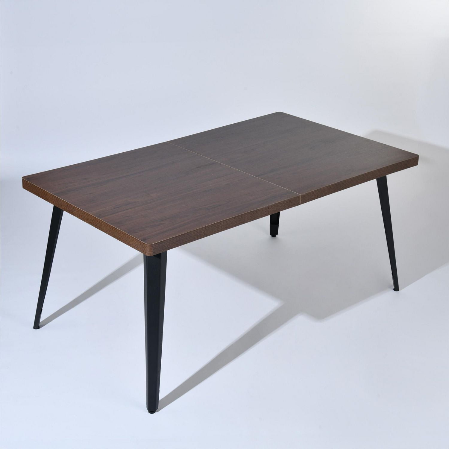 Ensemble de salle à manger 5 pièces Homy Casa - Table rectangulaire et 4 chaises industrielles pour 4 personnes