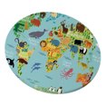 thumbnail image 3 of GROWTH TANK Table Cloth Large Round Elastic Edge Fitted Vinyl Waterproof Table Cover - 55 Style06, 3 of 6