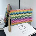 thumbnail image 1 of LinYooLi Money Beach Long Bag Colourful Ladies Clutch Coin Purse Handmade Casual Portable Elegant Simple Exquisite for Weekend Vacation, 1 of 6