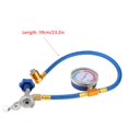 thumbnail image 2 of Fugacal R134A R12 Car Refrigerant Recharging Hose Kit Fitting Recharge Measuring Hose With Gauge A/C 1/2 Recharge Measuring Kit, 2 of 8