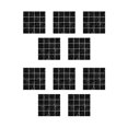 thumbnail image 1 of Birdeem 10Pc Crystal Tile Stickers Diy Self-Adhesive Wall Stickers, 1 of 11