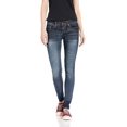thumbnail image 1 of Cover Girl Jeans Juniors Low Rise Waisted Butt Shaping Skinny Dark Blue Size 15, 1 of 5