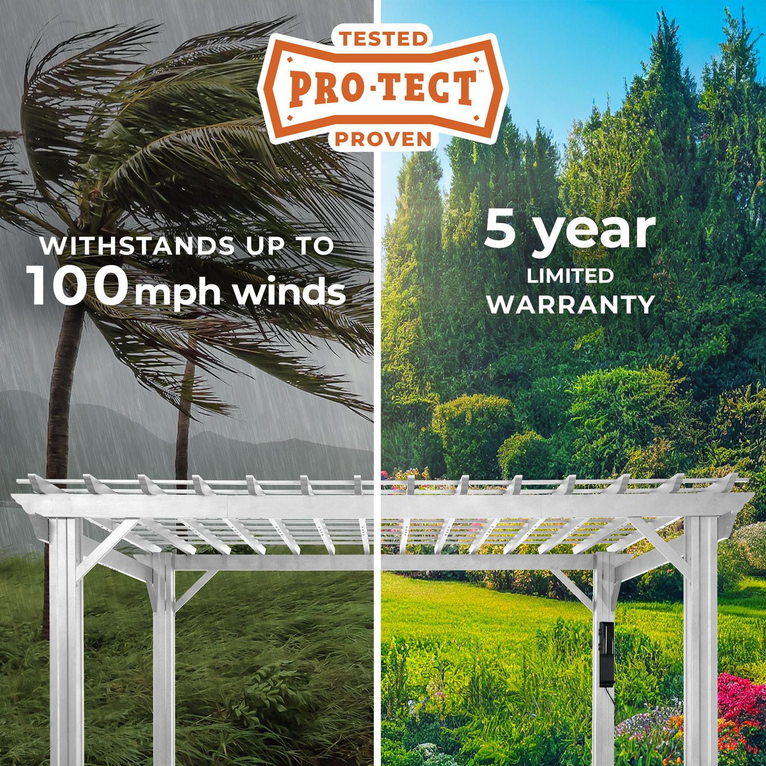 Pergola en cèdre Hawthorne 12' x 10' Backyard Discovery