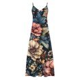 thumbnail image 5 of Ovzne Robes d'Été pour Femmes Robe pour Femme Robes d'Été pour Femmes Imprimé Sans Manches Col Rond Robe Décontractée Robes Robe de Vacances Imprimée Liquidation, 5 of 5