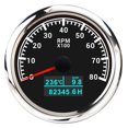thumbnail image 1 of 3 in 1 Tachometer Gauge 8000/ 6000/ 4000 RPM 85mm Waterproof Tacho Meter LED Water Temp Oil Pressure Hour Meter For Boat Car ,Wide Applicability, 1 of 7