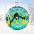 thumbnail image 2 of Tube à Neige Gonflable 55 Pouces, Grand Traîneau à Neige avec Fond Épaissi de 1,2 mm, Poignées Plus Robustes, PVC Résistant au Froid pour Enfants, Adultes, Hiver, Extérieur, 2 of 7