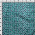 thumbnail image 3 of oneOone Cotton Flex Fabric Leaves & Floral Block Printed Craft Fabric BTY 40 Inch Wide, 3 of 4