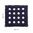 thumbnail image 2 of Unique Bargains Inflatable Seat Cushion, Portable Chair Pad Breathable Back Seat Pad, Blue 2 Pack, 2 of 6