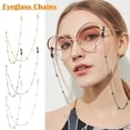 thumbnail image 3 of Maoww 3 Pcs/ensemble Support de Lunettes de Soleil Imperméable Chaînes Résistantes aux Déchirures pour Lunettes de Femmes Non Toxique Mode, 3 of 6