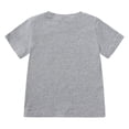 thumbnail image 2 of B91xZ T-Shirt Fille 2024 Col Rond Classique Graphique Manches Courtes, Gris 8-9 Ans, 2 of 4