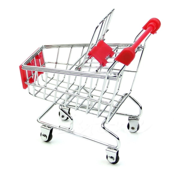 IROINID Jouets de Voiture pour Garçons Filles, Jouets de Noël, Jouets Éducatifs, Jouets Monsori, Mini Chariot à Main de Supermarché Panier d'Achats Mode Panier de Rangement Bureau RD