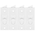 thumbnail image 1 of KAKOWELY 2 Pair Window Latch Locks Window Tilt Latch Replacement Part Plastic Window Parts Hardware for Vertical Horizontal Sliding Windows3.94"X1.18"X0.39", 1 of 5