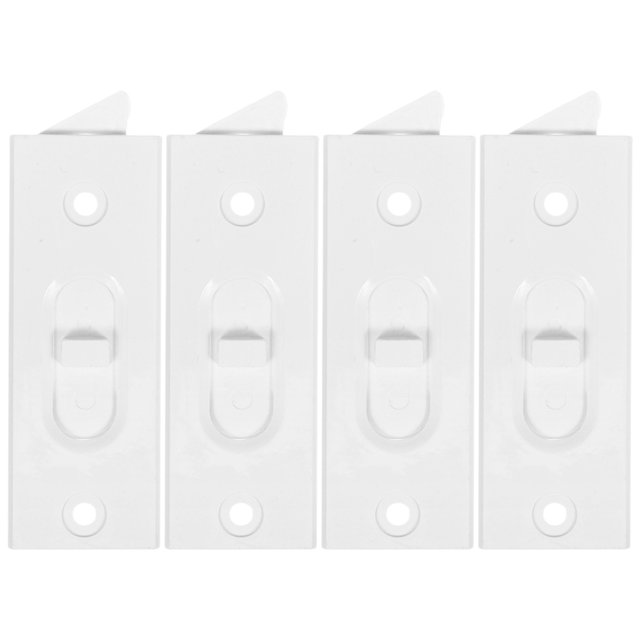 KAKOWELY 2 Pair Window Latch Locks Window Tilt Latch Replacement Part Plastic Window Parts Hardware for Vertical Horizontal Sliding Windows3.94"X1.18"X0.39"