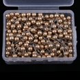 thumbnail image 3 of yuksok 300 Pcs Color Thumbtack Push Pins Plastic Head Steel Point Gold, 3 of 9