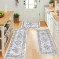thumbnail image 3 of Farmhouse Kitchen Rugs Sets of Kitchen Runner Rugs Non Slip Washable Boho Kitchen Mats for Floor Indoor Door Mat Entrance Laundry Room Rug Vintage Kitchen Floor Mat Carpet Runner, 3 of 7