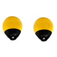 thumbnail image 3 of 2X Boule de Bateau en PVC Robuste Ronde Ancre Bouée Quai Pare-Chocs Boule Gonflable Protection Marine Amarrage Bouée Jaune, 3 of 6