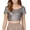 Silver_2026, variant on DXOUPM Women Shirt Sequins Going Out Crop Top Crew Neck Short Sleeves Summer Trendy Clothes