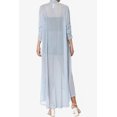 thumbnail image 2 of TheMogan Cardigan Long à Manches Longues en Maille pour Femmes Mi-Mollet Caftan Transparent, 2 of 6