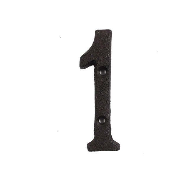 CAROOTU Metal Letters Numbers Cast Iron Decoration House Sign Doorplate DIY Cafe Wall