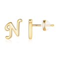 thumbnail image 1 of CHOK Sterling Silver Stud Earrings  14K Gold, 1 of 6