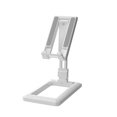 thumbnail image 1 of ZLight Universal Mobile Phone Holder Stand Desktop Charging Base Double Adjustable White 1Set, 1 of 6