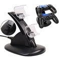 thumbnail image 1 of AGPtek Support de Station d'Accueil de Charge Double USB pour Manette Sony Playstation 4 PS4, 1 of 9