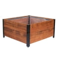 thumbnail image 1 of Grapevine Urban Garden Low Profile Planter, FSC Recycled Wood , Square, 30IN, Natural Brown, 1 of 6