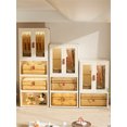 thumbnail image 2 of Garde-robe Pliable Simple Armoire Portable Armoire à Vêtements Chambre Chambre de Bébé Armoire Installation Rapide Gratuite Commode Armoire de Rangement, 2 of 2