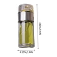 thumbnail image 3 of Dvkptbk Water Cup High End Double-Layer Tea Separation Cup Glass Cup Transparent Tea Brewing Cup Filtering Portable Cup Women's and Men's Tea Kitchen Gadgets, 3 of 6