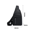 thumbnail image 3 of Sling Bag for Women & Men, Waterproof Sling Backpack, Lightweight Sling Multi-Layer Backpack Bag Travel Hiking Backpack Chest Bag With Front Pocket USB Charging Port Shoulder Bag, 3 of 7