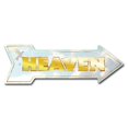 thumbnail image 1 of SignMission P-ARROW8-999826 8 x 24 in. Wide Heaven Arrow Sign, 1 of 4