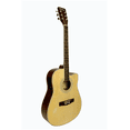 thumbnail image 1 of De Rosa USA Cutaway Acoustic-Electric Dreadnought Guitar Matte Finish, 1 of 19