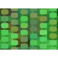 thumbnail image 1 of Ahgly Company Machine Washable Indoor Rectangle Transitional Neon Green Area Rugs, 2' x 3', 1 of 7