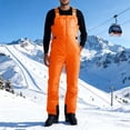 thumbnail image 1 of Timegard Snowsuit for Men Zipper Overalls Snowboard Pants Windproof Outdoor Active Jumpsuit with Pockets, 1 of 9