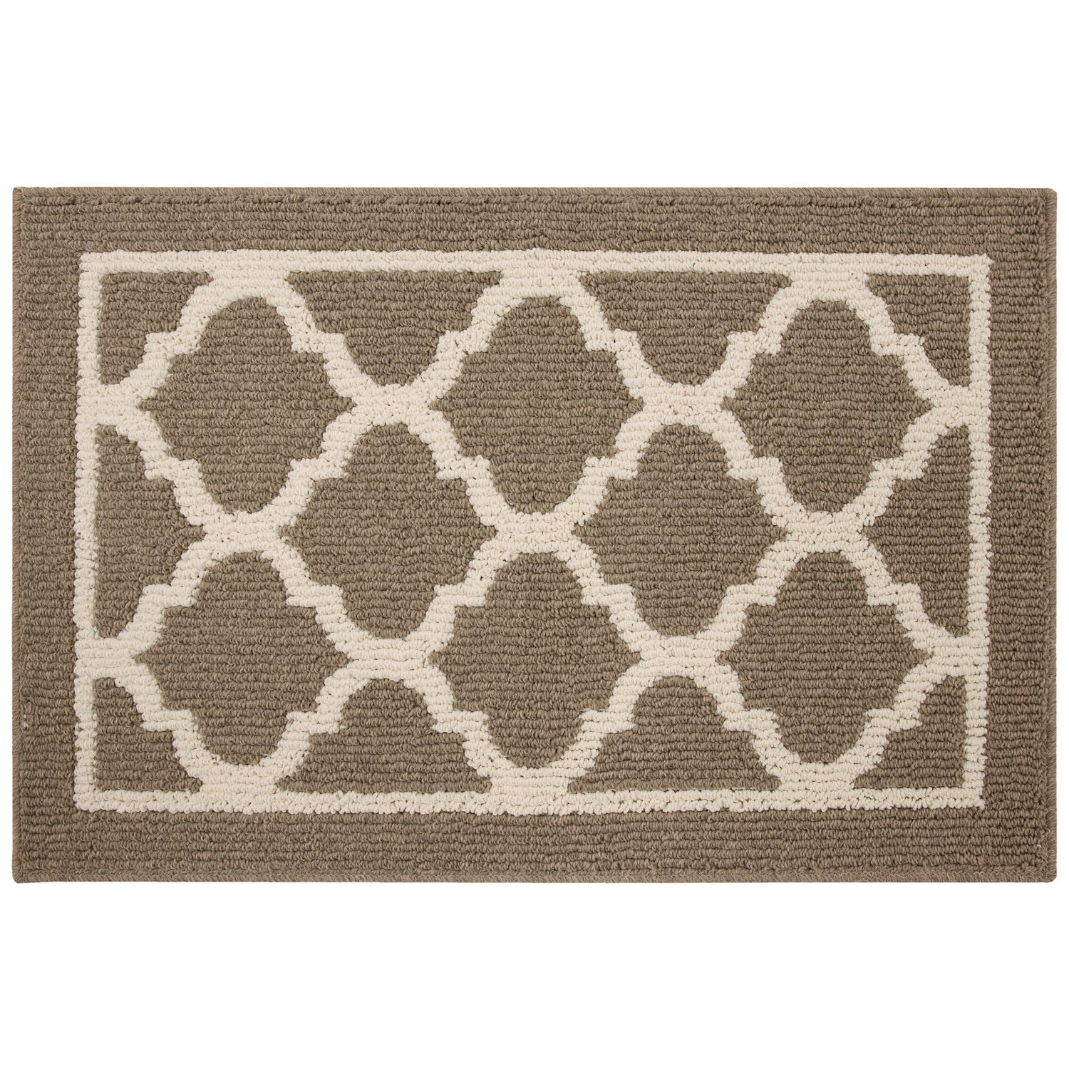 Hometrends Lawson Taupe Polyester Area Rug
