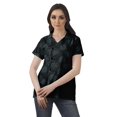 thumbnail image 2 of Moomaya Chemise Tunique Style Enveloppant pour Femmes en Coton Décontracté Col Classique Boutonné, 2 of 6
