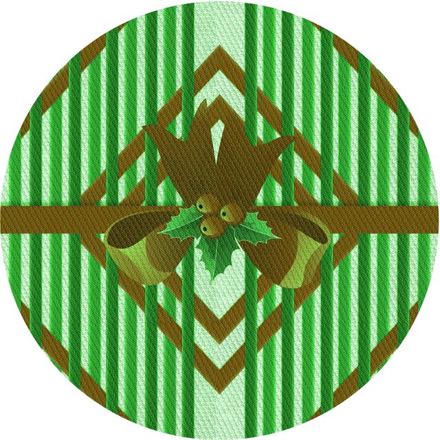 Ahgly Company Tapis de Zone Ronds d'Intérieur Lavables à la Machine, Style Transitionnel, Verts, 5 Pieds Rond