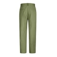thumbnail image 3 of AherBiu Pantalon Habillé pour Homme Rétro à Taille Extensible, Jambe Droite, avec Poches, Pantalon Classique Ajusté, 3 of 5