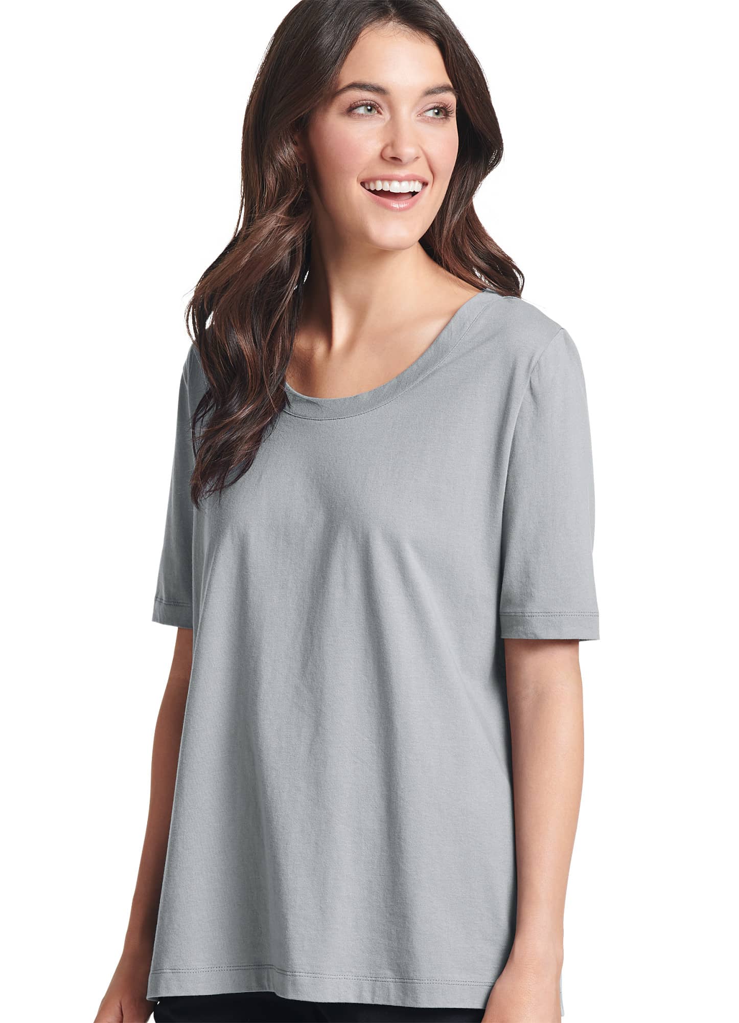 Jockey Tee-Shirt Manches Courtes 100 % Coton Essentiels Quotidiens