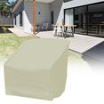 thumbnail image 3 of Patio Chair Covers Dustproof Picnic Furniture Protector Seat Covers High Back Beige M, 3 of 8