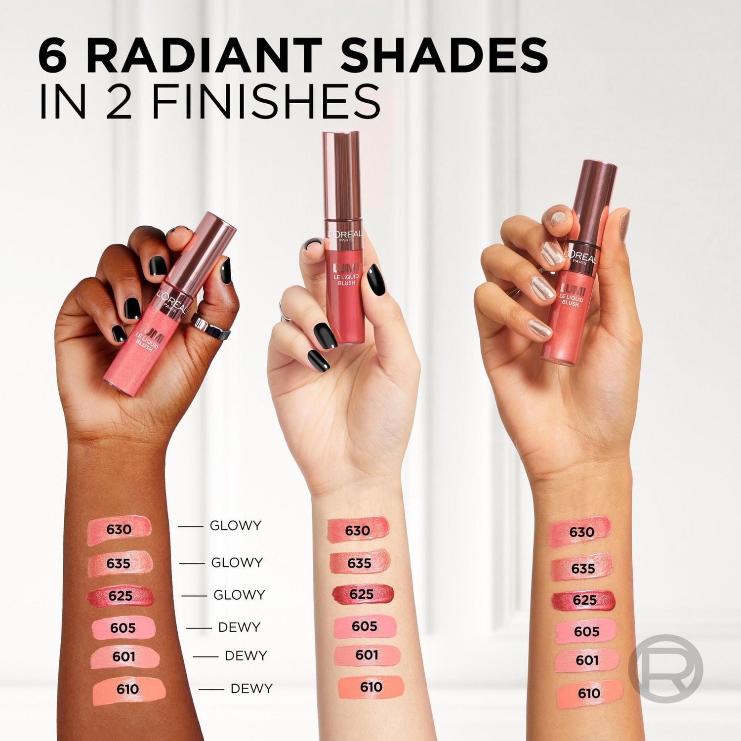 L'Oreal Paris Lumi le Fard à Joues Liquide, Couleur Intense Modulable